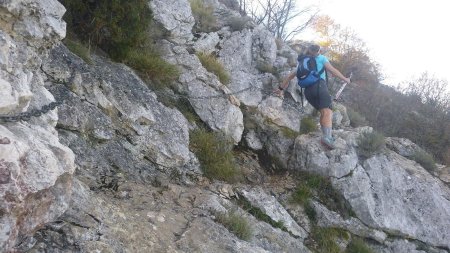 Premier passage avec chaîne