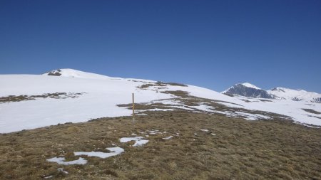 Vue sur la cime du Rachas (2613m)