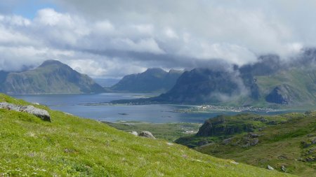 Paysage assez typique des Lofoten.