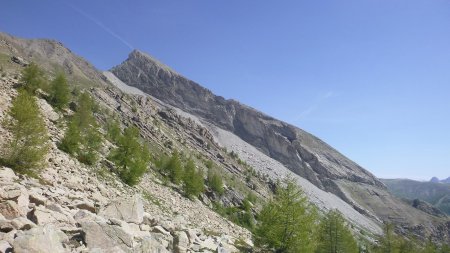 Sous l’Aiguille et son pierrier (à descendre dans la variante de descente)