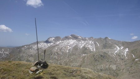 Au sommet de l’Auriac, avec l’Estrop