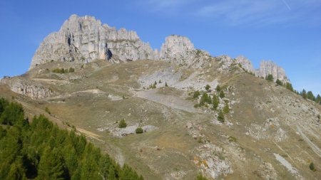 Vue sur la face est de la crête de Chabrières