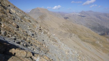 Descente face au Mourre Froid