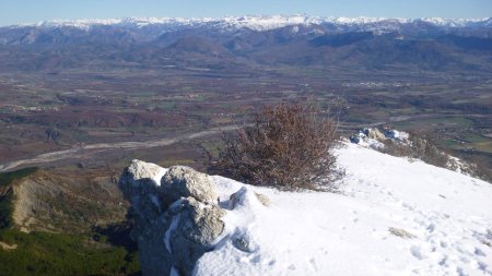 Plateforme sommitale du sommet de la Platte (1483m)