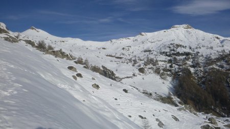 Clot Lamiande (à gauche) et Prouveyrat (à droite)