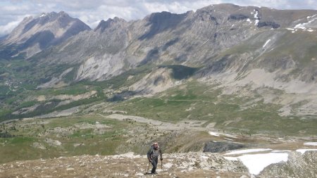 Montée de la crête de la Plane.