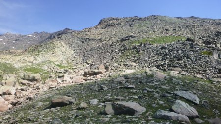 Montées vers un éboulis