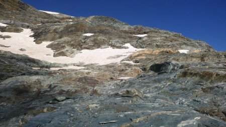 Remontée de l’ancienne combe glaciaire