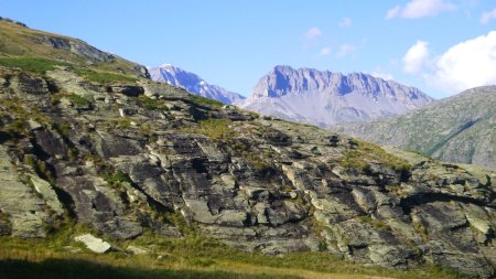 Vue sur la Grande Motte et la crête de Pierre Brune