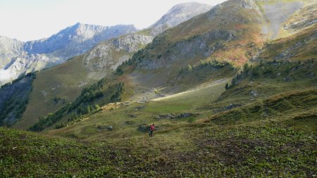 Haut Vallon de Rif Meyol, dernière montée vers Beauregard.