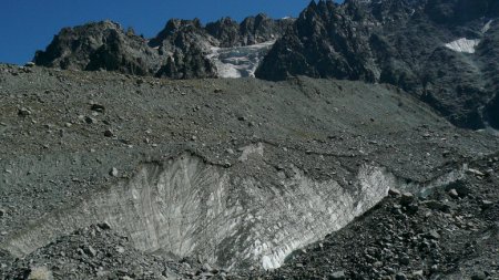 Glacier d’Arsine, sous la langue Supérieur du Glacier d’Arsine.