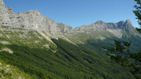 Sur le Sentier du Périmètre, la Crête des Rochers de la Balme. La suite.