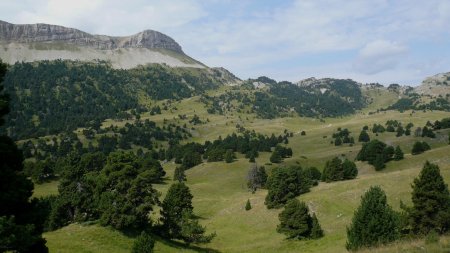 Sommet de la Montagnette dominant le Vallon de Combau, du coin casse-croûte.