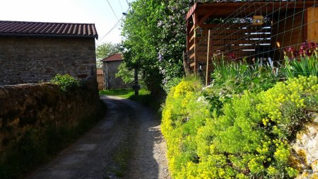 Dans le hameau de Châtelus-le-mileu.