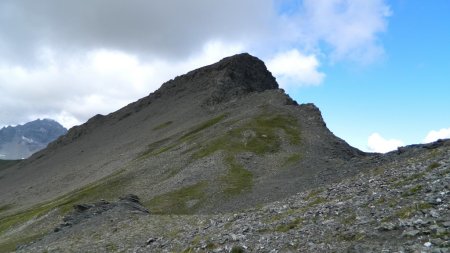 Le PIc de Rochebrune, le Petit Rochebrune et la Brèche 2897m.