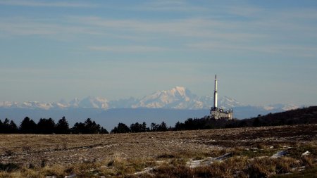 ... et le mont Blanc est déjà visible.