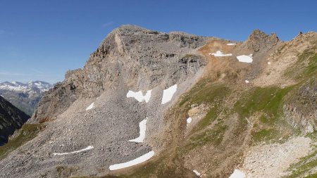 L’envers des Rochers du Franchet.