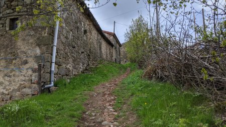 Dans le rétro en descendant direction Véranne.