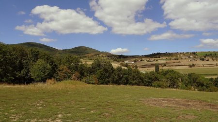 Rétro vers le Rampeau et le Châtel.