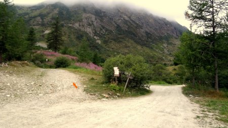 Départ des randonnées en amont de Sant’Anna di Bellino. 