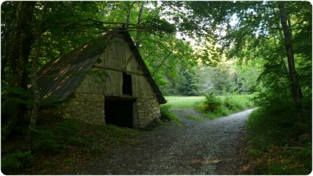 Les Granges sur la Route Forestière de Font Rousse.