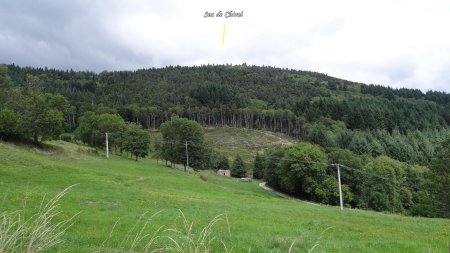 Sortie du hameau, ça monte...