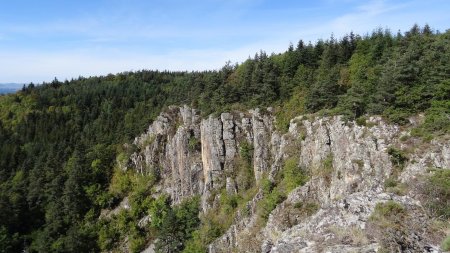 Sommet des falaises.