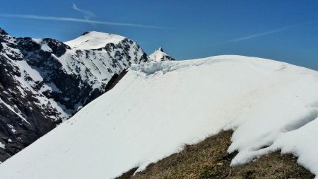 Enfin sur la crête sommitale