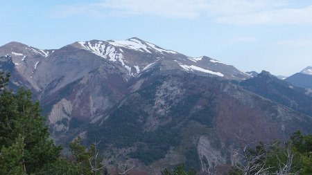 La Pare et Toussière, mon itinéraire vers le Roc de Bernon à droite