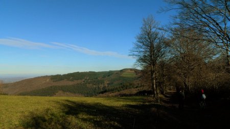 En versant nord après le col de la Croix de Pars