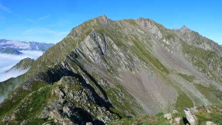 Chemin de crête à parcourir