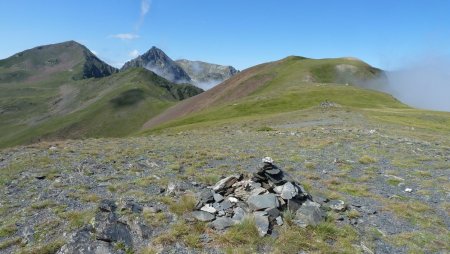 Cap d’Armade et les trois sommets atteints (Pichaley, Montarrouyet et pic de Montarrouyes)