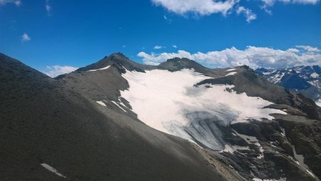 la Pointe du Lamet (3504m) se rapproche