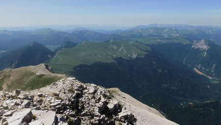 Alors là, tous les petits sommets réalisés, Pointe Feuillette Rognon Sommet de L’Aup Jocou Toussière Glandasse et j’en passe, vus de la Tête de Vallon Pierra.