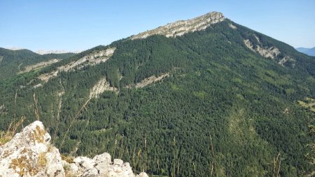 Le Roc de Cognière vu du Rocher de l’Agaillette