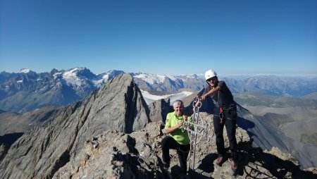 Nous deux au sommet de la Centrale