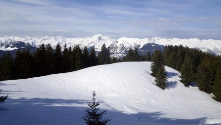 Au dessus de Pré Eynard , vue arrière 