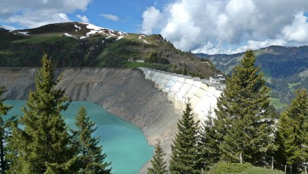 Barrage de la Girotte (sur l’autre rive)