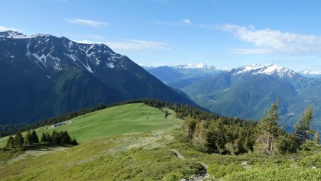 Vers la Croix de Dormiaz, vue arrière