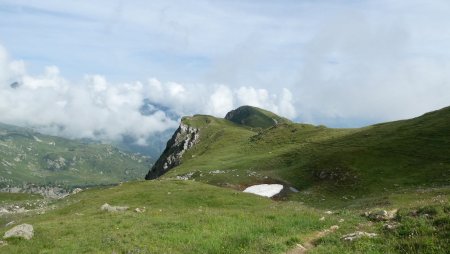 Au col de la Forclaz, vue arrière