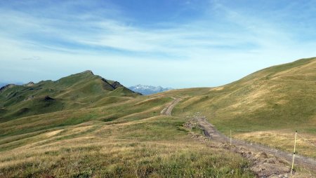 Vers le col des Génisses, vue arrière