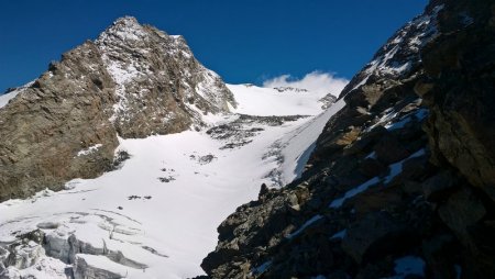 Le Laggingletscher entre les 2 sommets