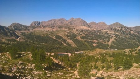 Vue sur la station d’Isola 2000