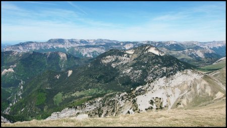 Montagne de Belle Motte et Montagne du Glandasse..