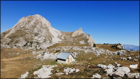 Grand Veymont et son Aiguillette de mon lieu de casse-croûte..