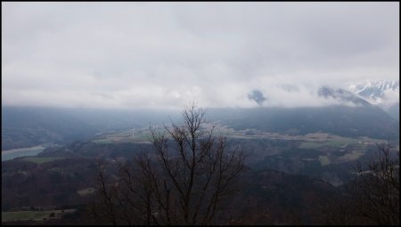 La vallée du Drac embumée.