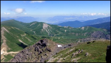 De l’Oreille du Loup, le domaine skiable de la station de l’Alpe du Grand Serre.