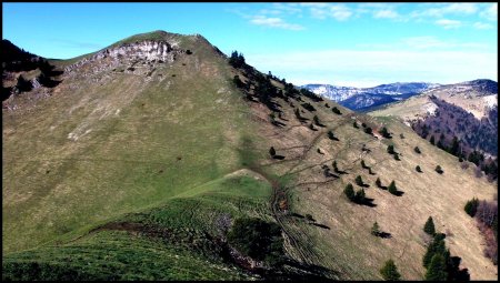 Tête de Querellaire sa face nord.