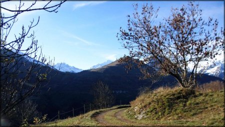 Sur l’itinéraire.