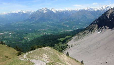 Sur l’arête de Moutchalaoume.